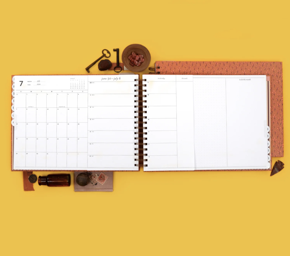 <p><a href="https://laureldenise.com/collections/all-planners/products/horizontal-weekly-planner-wildflowers" rel="nofollow noopener" target="_blank" data-ylk="slk:Shop Now;elm:context_link;itc:0;sec:content-canvas" class="link ">Shop Now</a></p><p>Horizontal Weekly Planner</p><p>laureldenise.com</p><p>$59.00</p><span class="copyright">Laurel Denise </span>