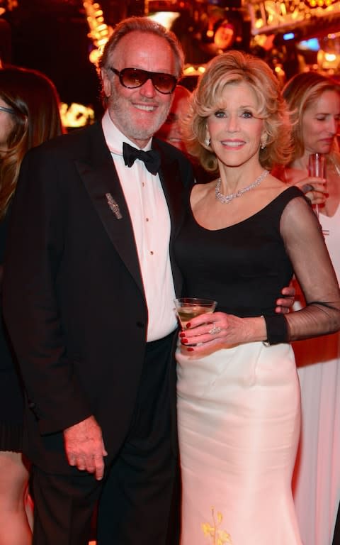  Actor Peter Fonda (L) and honoree Jane Fonda  - Credit: Frazer Harrison/Getty Images