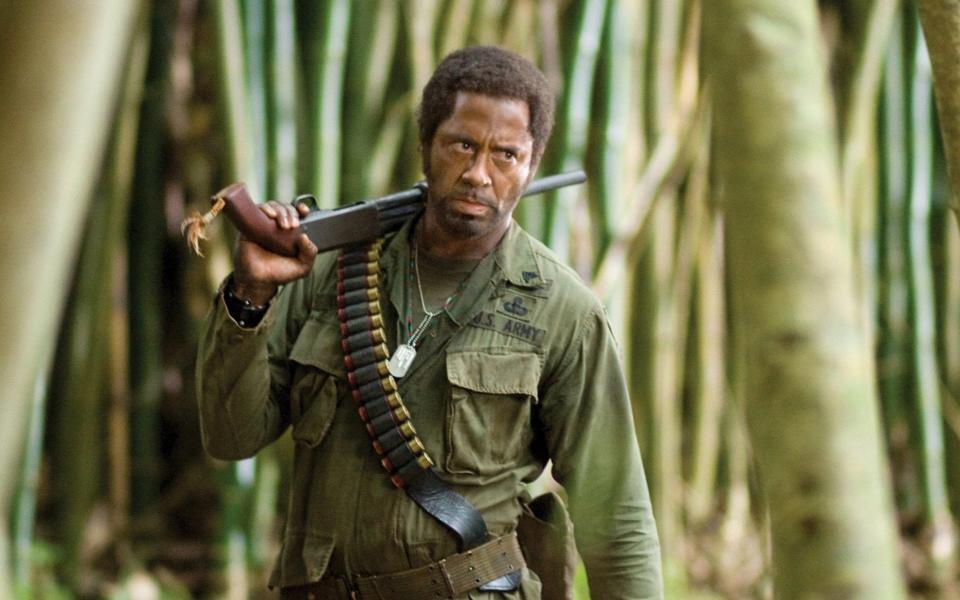 Robert Downey Jr in Tropic Thunder