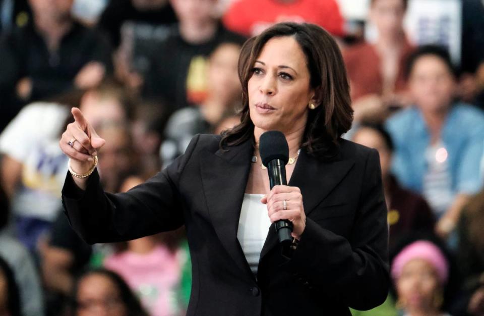 Vice President Kamala Harris plans to travel to Charlotte on Thursday to promote the infrastructure law.