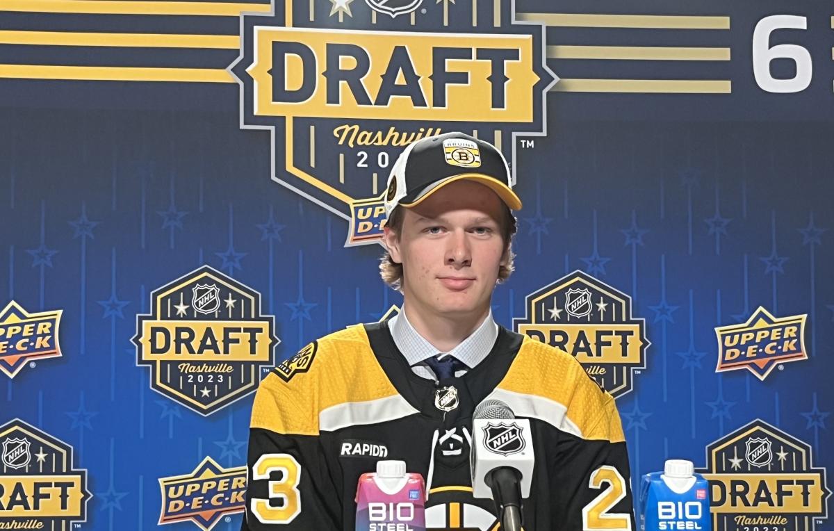 Six Eagles Selected at 2023 NHL Draft in Nashville - Boston