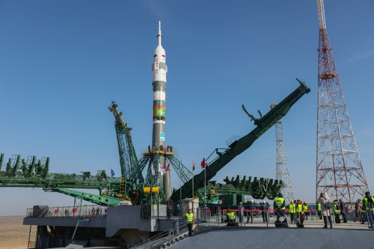 Auf dem Gelände des russischen Raumfahrtbahnhofs Baikonur in der kasachischen Steppe ist ein Franzose offenbar verdurstet. (Handout)