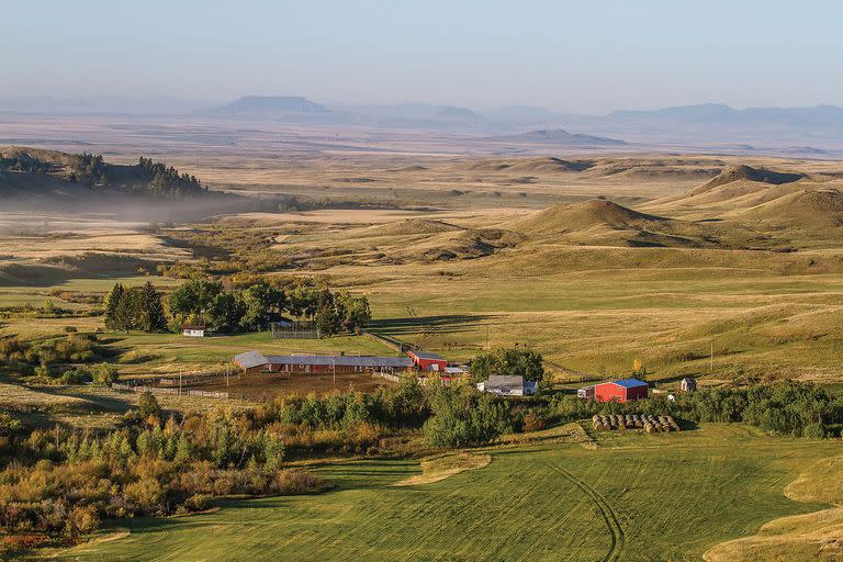 El rancho IX, en Big Sandy, Montana