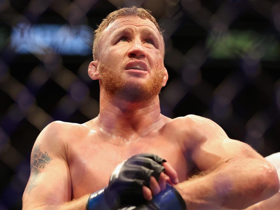 Gaethje will look to retain the ‘BMF’ title then challenge for the lightweight belt for the third time (Getty Images)