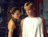 <p>In the movie <em>Alexander</em>, Colin Farrell was 28 years old at the time and <a href="https://www.sheknows.com/entertainment/slideshow/3569/angelina-jolie-and-brad-pitt-through-the-years/" rel="nofollow noopener" target="_blank" data-ylk="slk:Angelina Jolie;elm:context_link;itc:0" class="link ">Angelina Jolie</a>, who played his mother, was only 11 months older than him at the time.</p>