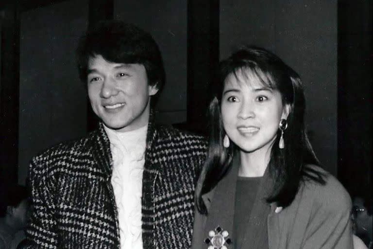 Jackie Chan y su esposa, Joan Lin