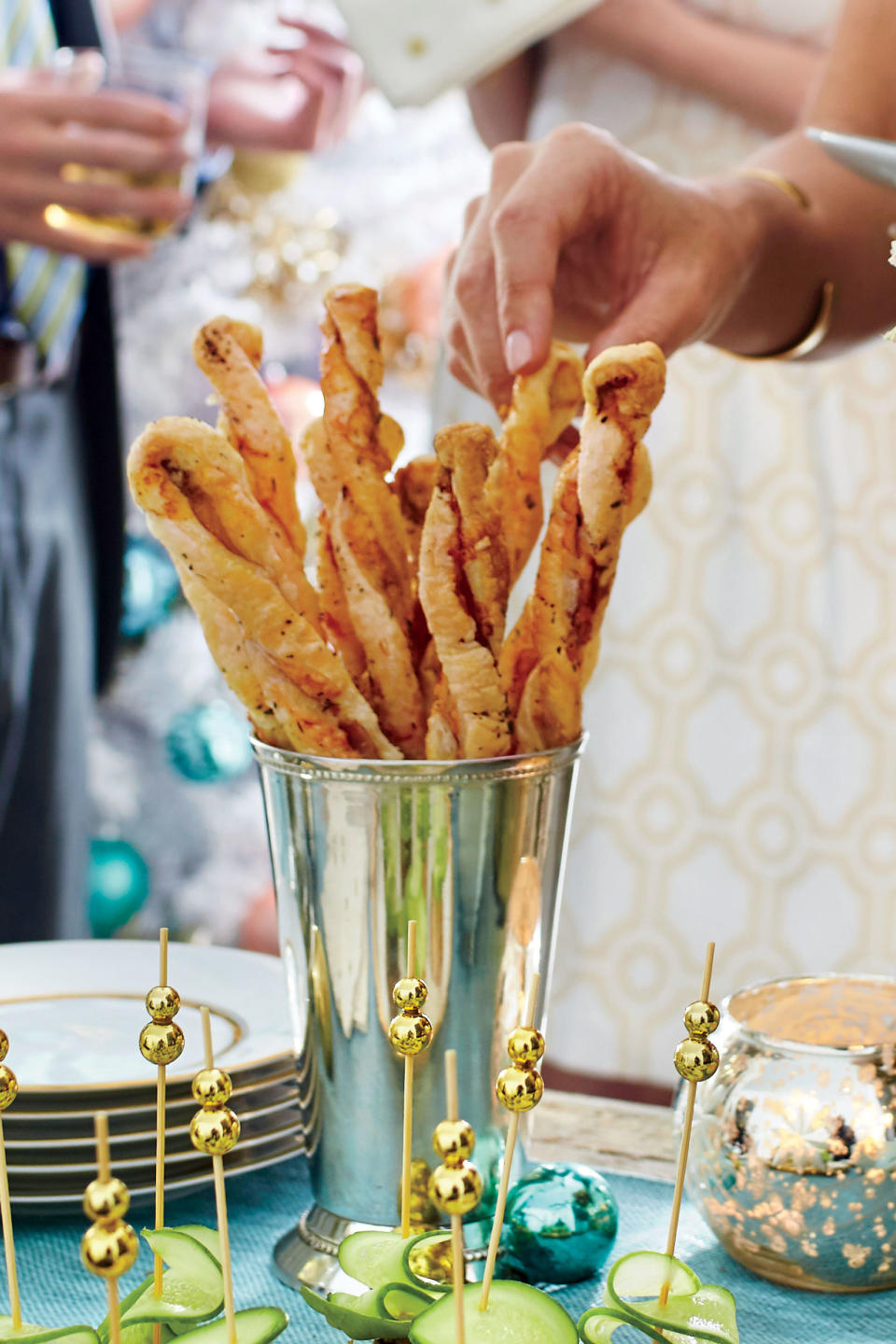 Prosciutto-and-Manchego Cheese Straws