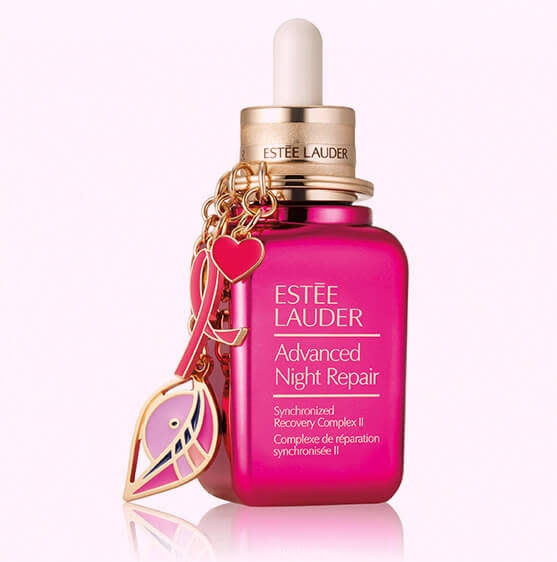 Estee Lauder Advanced Night Repair with a collectible keychain, $150.
