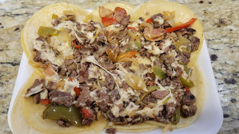 Grilled taco platter