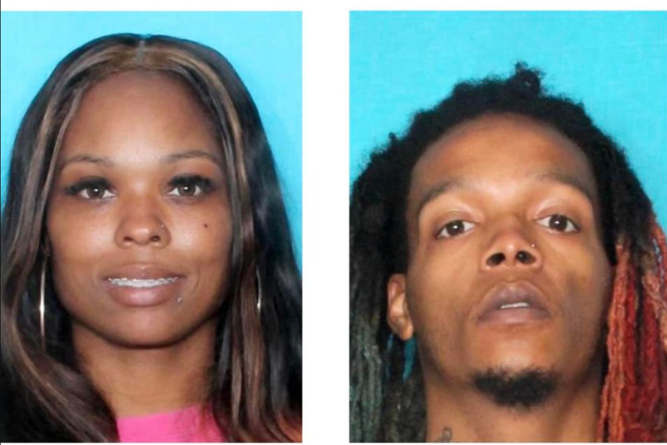 Zaikiya Duncan, 40, was arrested on Tuesday with her boyfriend Jova Terrell, 27, and charged with injury to a child, a first-degree felony (Harris County Constable Precinct 5)