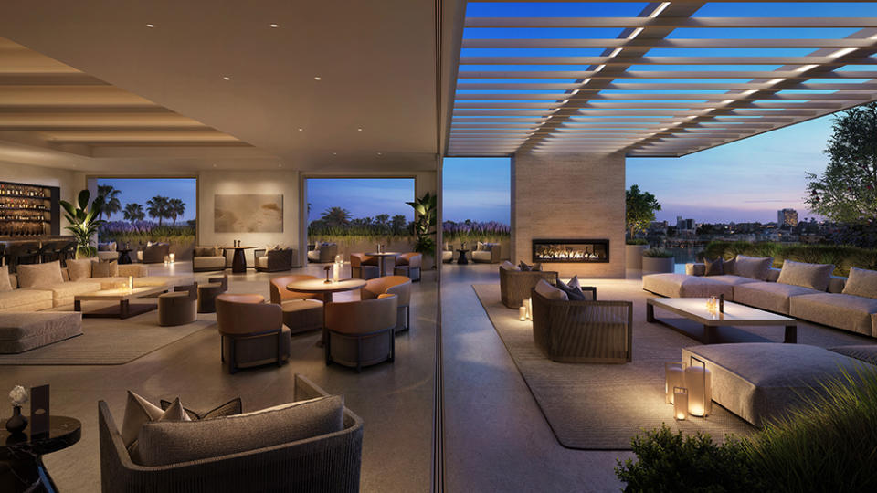 Mandarin Oriental Residences, Beverly Hills Lounge