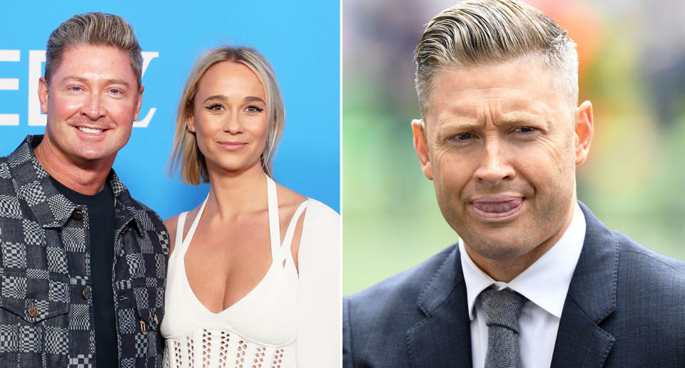 The video of Michael Clarke's messy public fallout with ex-girlfriend Jade Yarbrough created headlines around the world. Pic: Getty