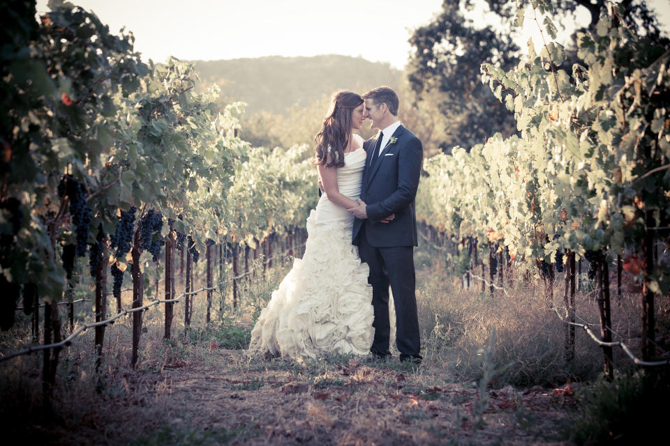 Maynard and Diaz met in 2007. and were married in California's wine country in September 2012. 