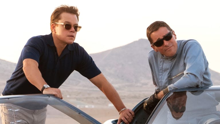 Matt Damon and Christian Bale in 'Ford v Ferrari' (Fox)