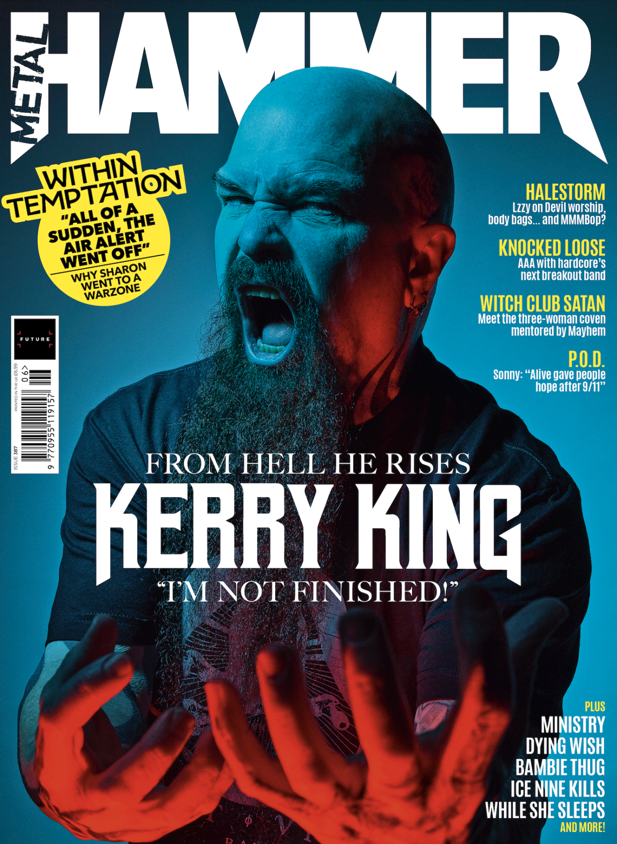 Kerry King on the cover of Metal Hammer