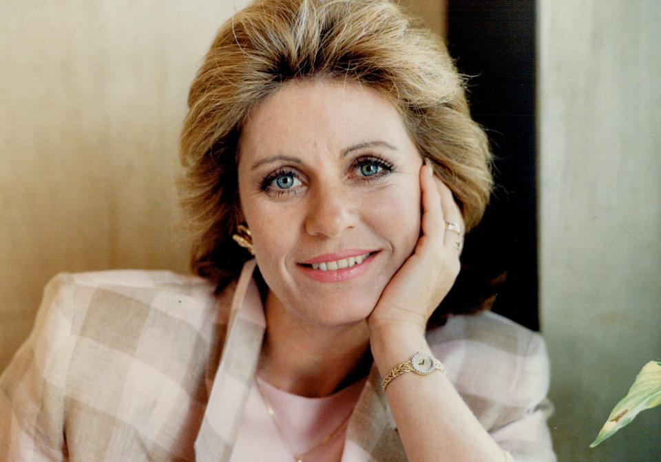 <p>Patty Duke first came to prominence when, at age 16, she won the best supporting actress Oscar for playing Helen Keller in the Miracle Worker. She later starred in The Patty Duke Show and Valley of the Dolls. She died at age 69 on March 29. — (Pictured) Patty Duke in 1987. (Andrew Stawicki/Toronto Star via Getty Images) </p>