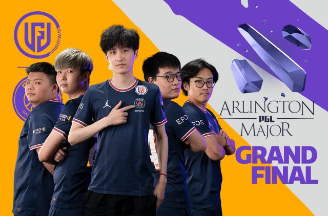 Chinese juggernauts PSG.LGD became the first grand finalists of the Dota 2 PGL Arlington Major after they swept rivals Team Spirit in the upper bracket finals. (Photo: PGL)
