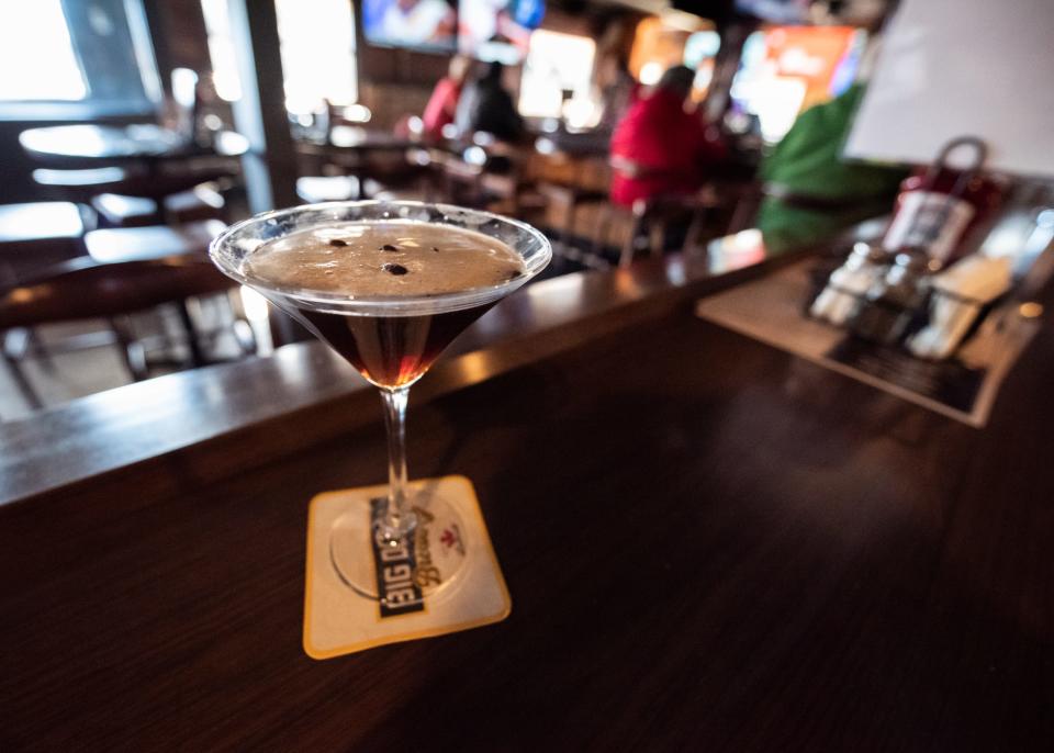 The expanded menu at The Eddington House, in Bensalem, includes specialty cocktails, such as this espresso martini.