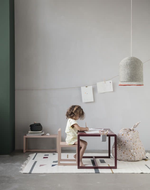 <p>Playrooms should be enriched with furniture and accessories that spark curiosity and play, and we love this sweet architect's table from Ferm Living, designed to encourage little creatives. </p><p>Pictured: <a href="https://www.madeindesign.co.uk/prod-little-architect-children-table-4-places-76-x-55-cm-by-ferm-living-ref3262-ferm.html" rel="nofollow noopener" target="_blank" data-ylk="slk:Little Architect Table at Made In Design;elm:context_link;itc:0;sec:content-canvas" class="link ">Little Architect Table at Made In Design </a></p>