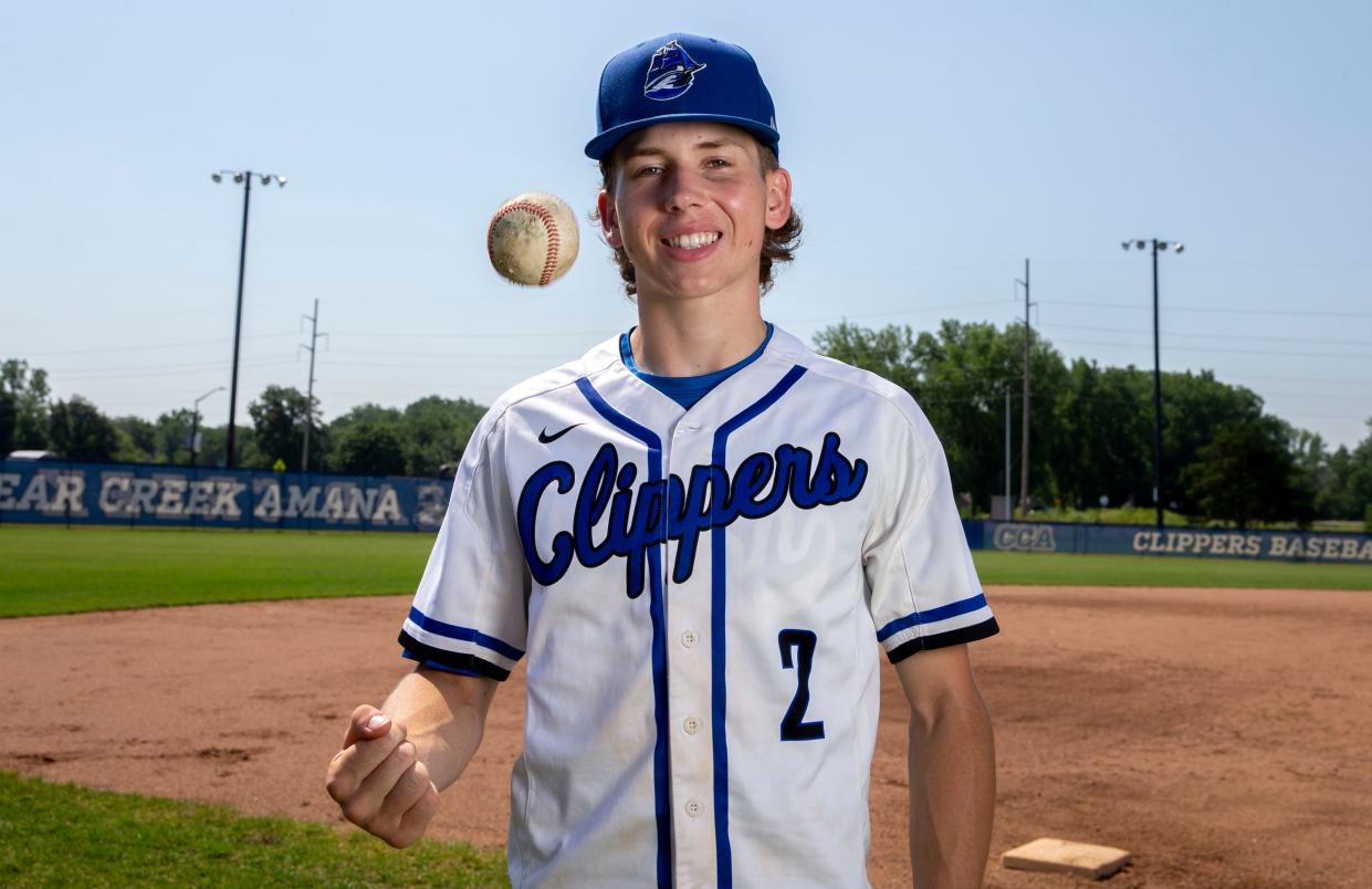 CCA junior Ty Fuller is the starting shortstop, but also spends time as a catcher and pitcher.