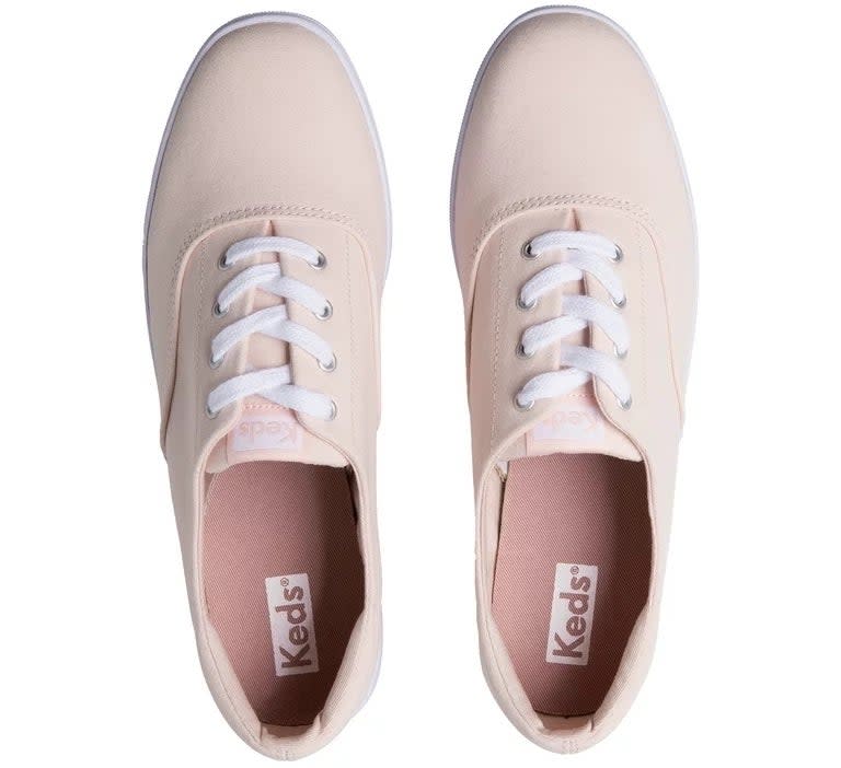 The blush pink Keds