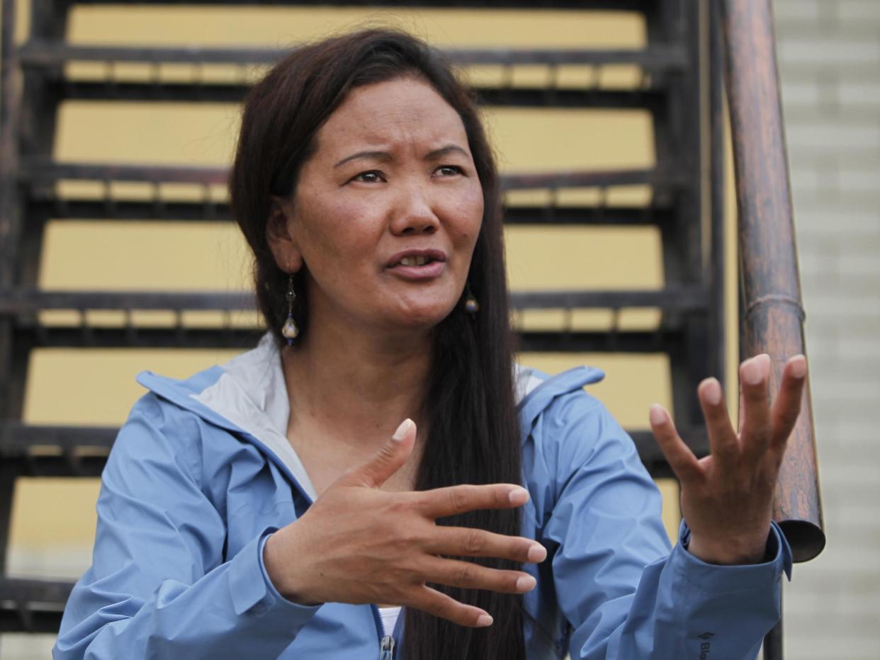 The 44-year-old Sherpa never received formal education and had to start earning a living by carrying climbing gear and supplies for trekkers: AP
