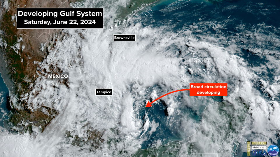 Invest 93L Satellite