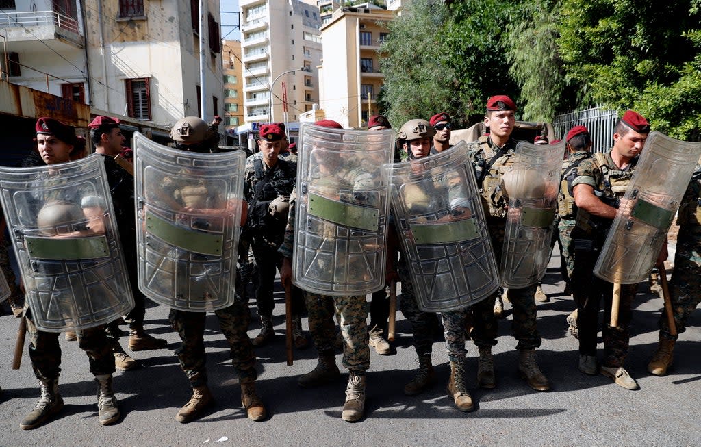 Lebanon Protests (Copyright 2021 The Associated Press. All rights reserved)