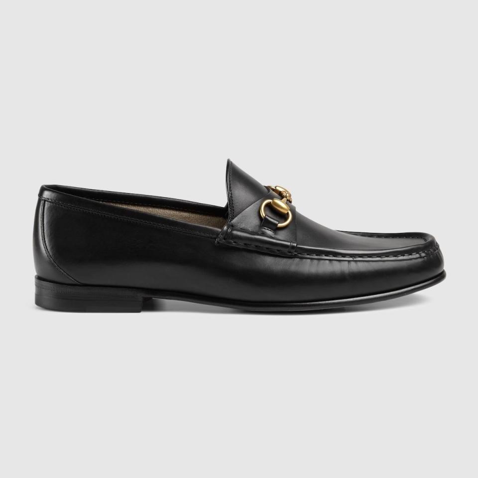 <p><a href="https://go.redirectingat.com?id=74968X1596630&url=https%3A%2F%2Fwww.gucci.com%2Fus%2Fen%2Fpr%2Fmen%2Fshoes-for-men%2Floafers-for-men%2Fmens-horsebit-1953-loafer-p-307929BLM001000&sref=https%3A%2F%2Fwww.esquire.com%2Fstyle%2Fmens-fashion%2Fa60306990%2Fgucci-horsebit-loafer%2F" rel="nofollow noopener" target="_blank" data-ylk="slk:Shop Now;elm:context_link;itc:0;sec:content-canvas" class="link ">Shop Now</a></p><p>Horsebit 1953 Loafer</p><p>gucci.com</p><p>$990.00</p>