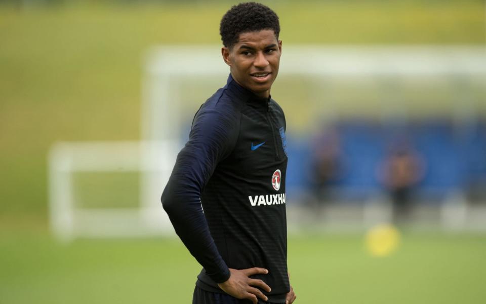Marcus Rashford has been busy away from the football pitch during the pandemic, fighting for children to receive the food they need - OLI SCARFF/AFP/Getty Images