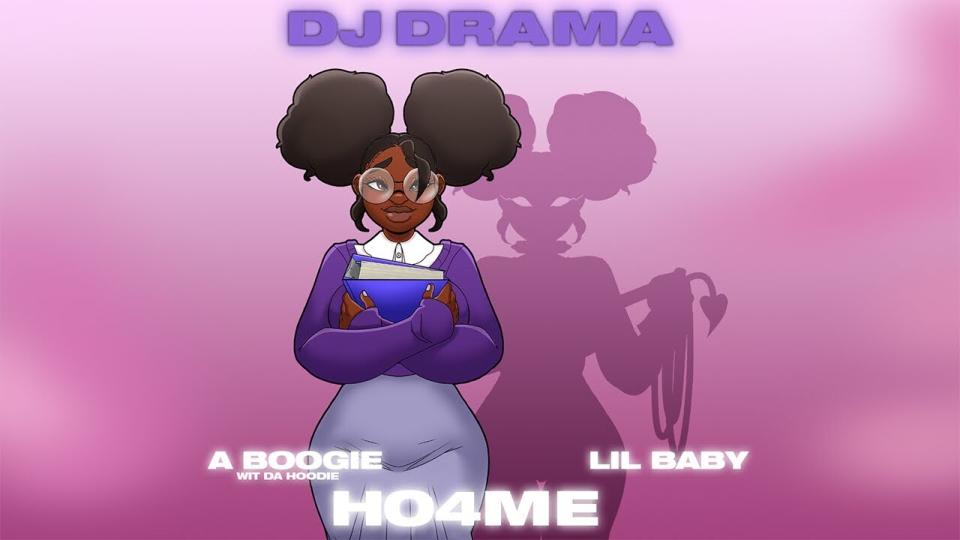 DJ Drama, Lil Baby & A Boogie Wit Da Hoodie “HO4ME” cover art