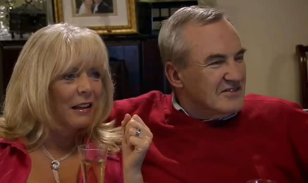 Alison Steadman and Larry Lamb in Gavin And Stacey
