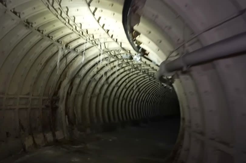 The tunnels extend for miles under Central London