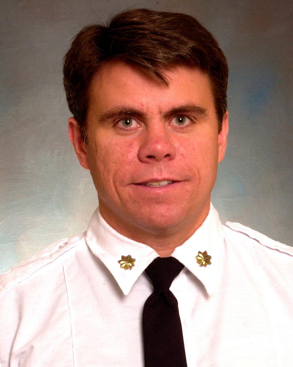 <p>FDNY Battalion Chief Michael J. Fahy, who died September 27, 2016 after an explosion ripped through a house in the Bronx section of New York City, is seen in an undated picture released by the New York City Fire Department. (New York City Fire Department/Handout via Reuters) </p>