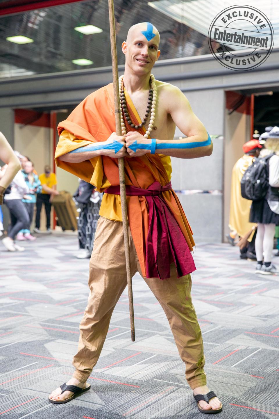 Aang from Avatar: The Last Airbender cosplayer