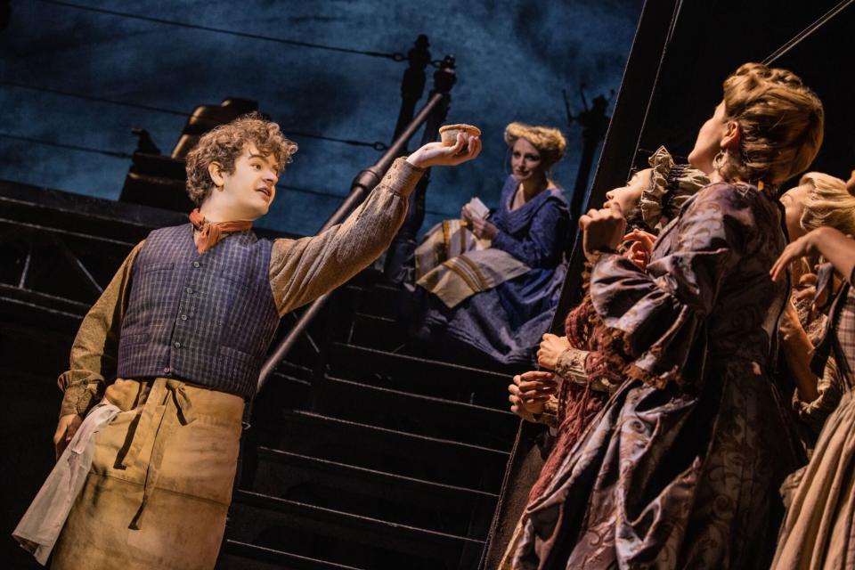 Sweeney Todd on Broadway. Photos by Matthew Murphy and Evan Zimmerman