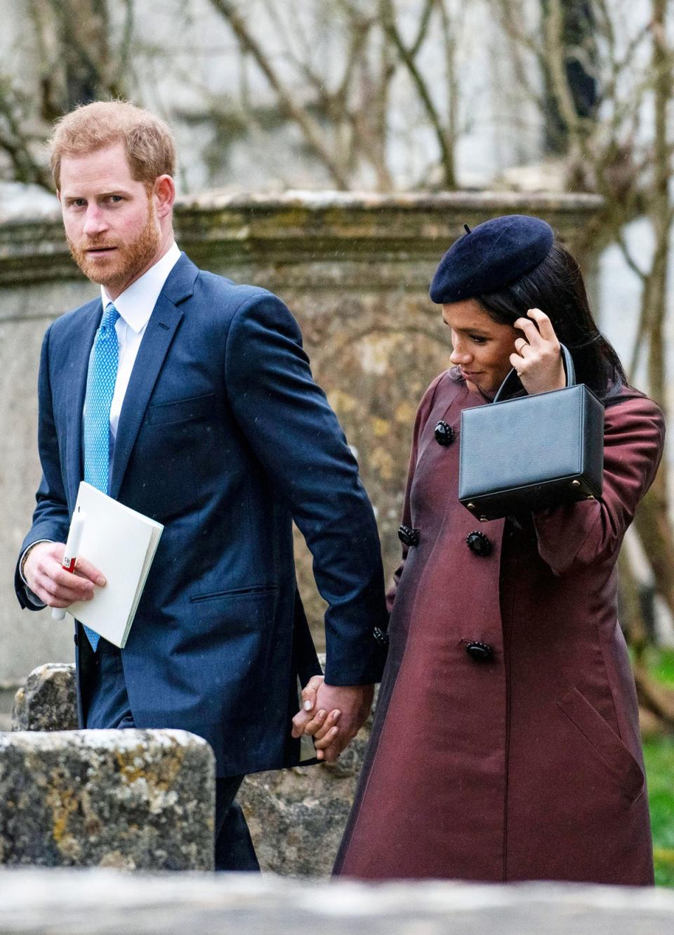 Nearing the end of her pregnancy in March, Markle debuted a vintage Dior coat for a family friend’s christening.