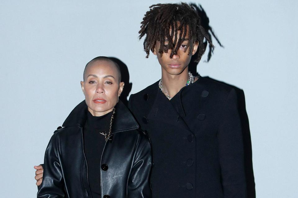 <p>Han Myung-Gu/Getty</p> Jaden Smith — here with his mother, Jada Pinkett Smith, in April — says his mom introduced his family to psychedelic drugs