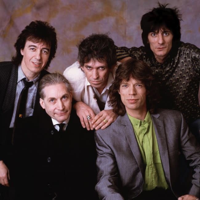 The Rolling Stones in 1986 credit:Bang Showbiz