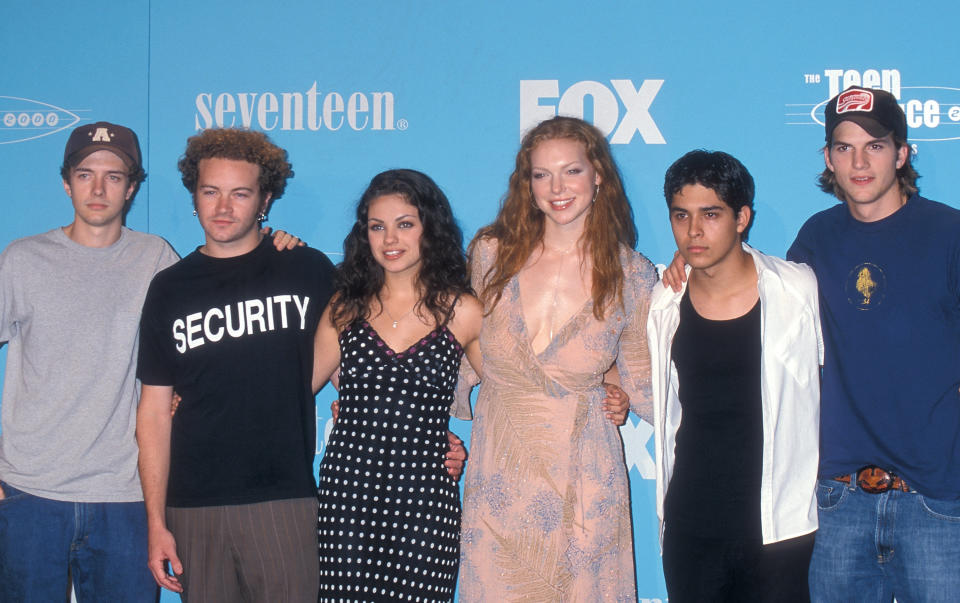 Valderrama and the gang in 2000. (Photo: Ron Galella via Getty Images)