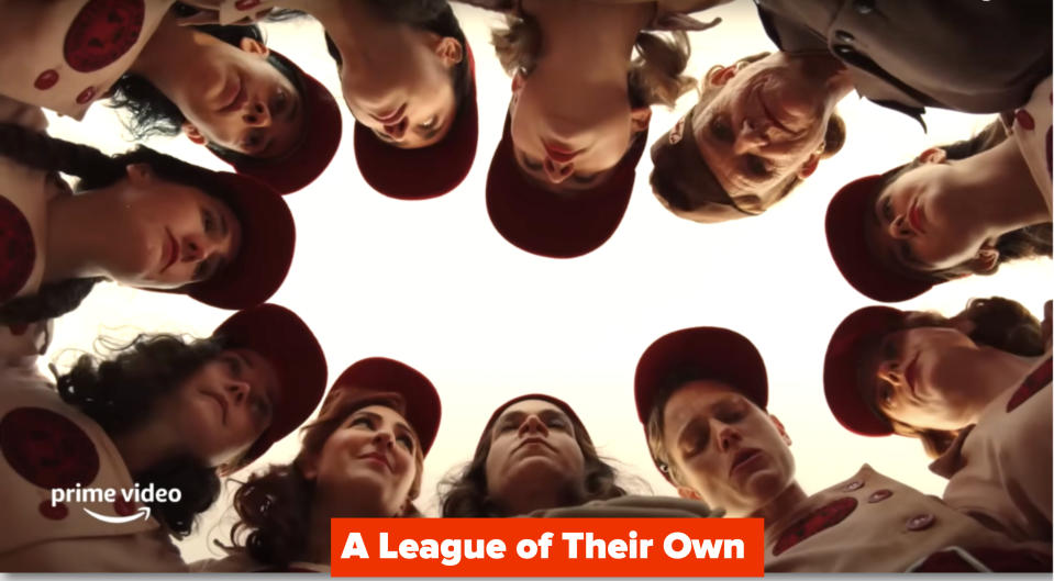 Screenshot from "A League of Their Own"