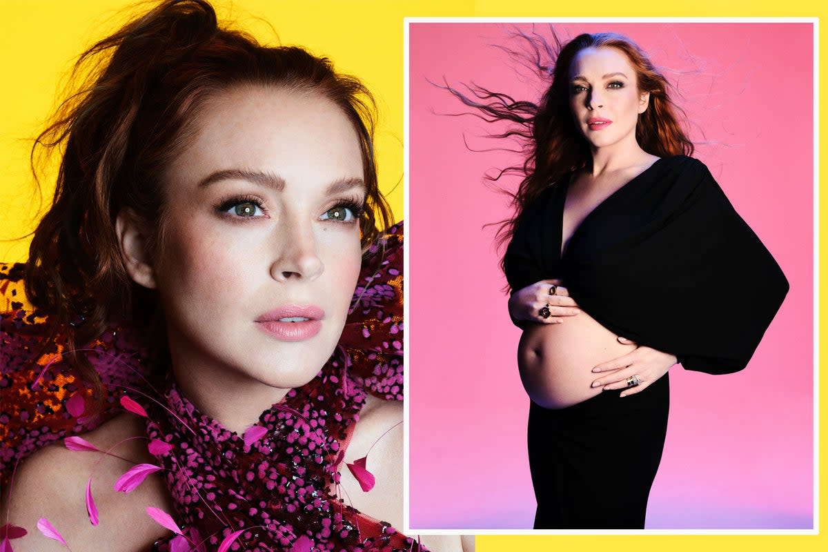 Lindsay Lohan said she ‘can’t wait’ to see what it’s like to be a mother  (Ben Hassett)