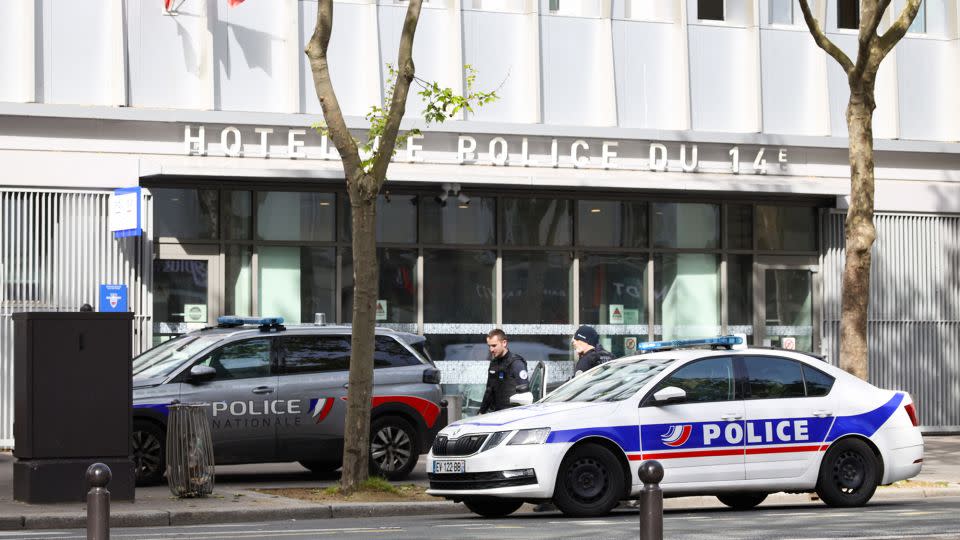 The police station in Paris where Depardieu went for questioning. - Antonin/AFP/Getty Images
