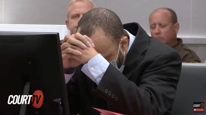 Darrell Brooks hearing the reading of his verdict.