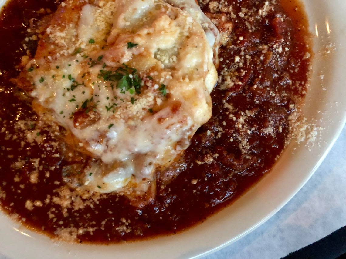 Margie’s classic lasagna with meat sauce has been a favorite since 1953.