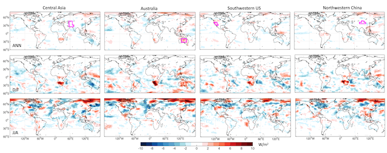 Annotated world maps