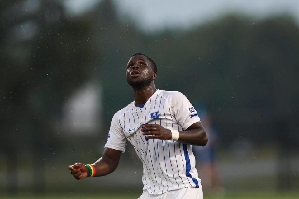 Kentucky men’s soccer senior forward Aboubacar Camara was born in Guinea, a country in West Africa, and moved to the United States when he was 12.