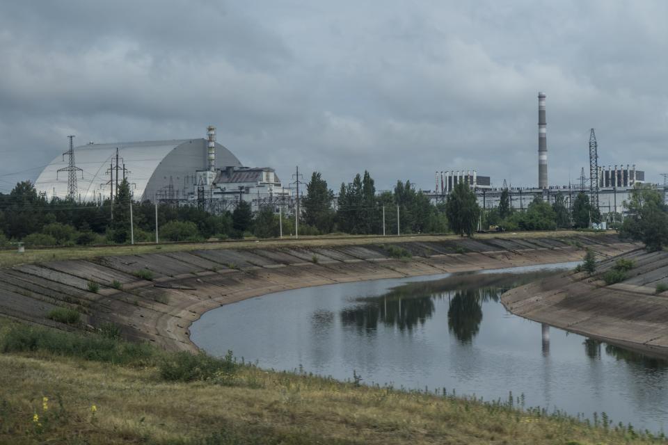 The Chernobyl Nuclear Power Plant as seen on on July 2, 2019 in Pripyat, Ukraine.