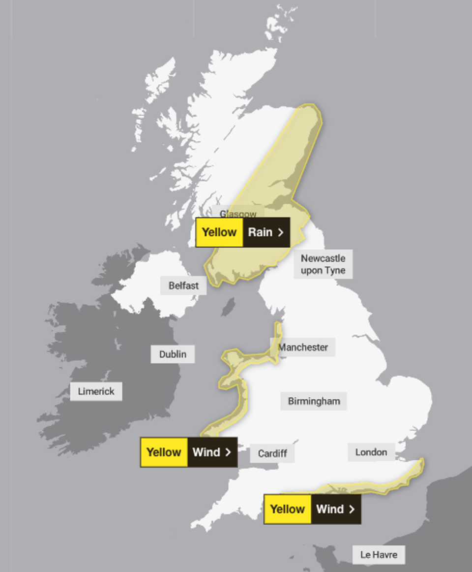 Weather warnings (Met Office)