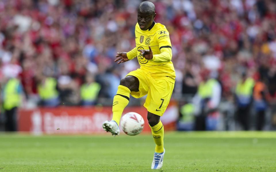 Ngolo Kante of Chelsea during The FA Cup Final match between Chelsea and Liverpool at Wembley Stadium - Getty Images/Robin Jones